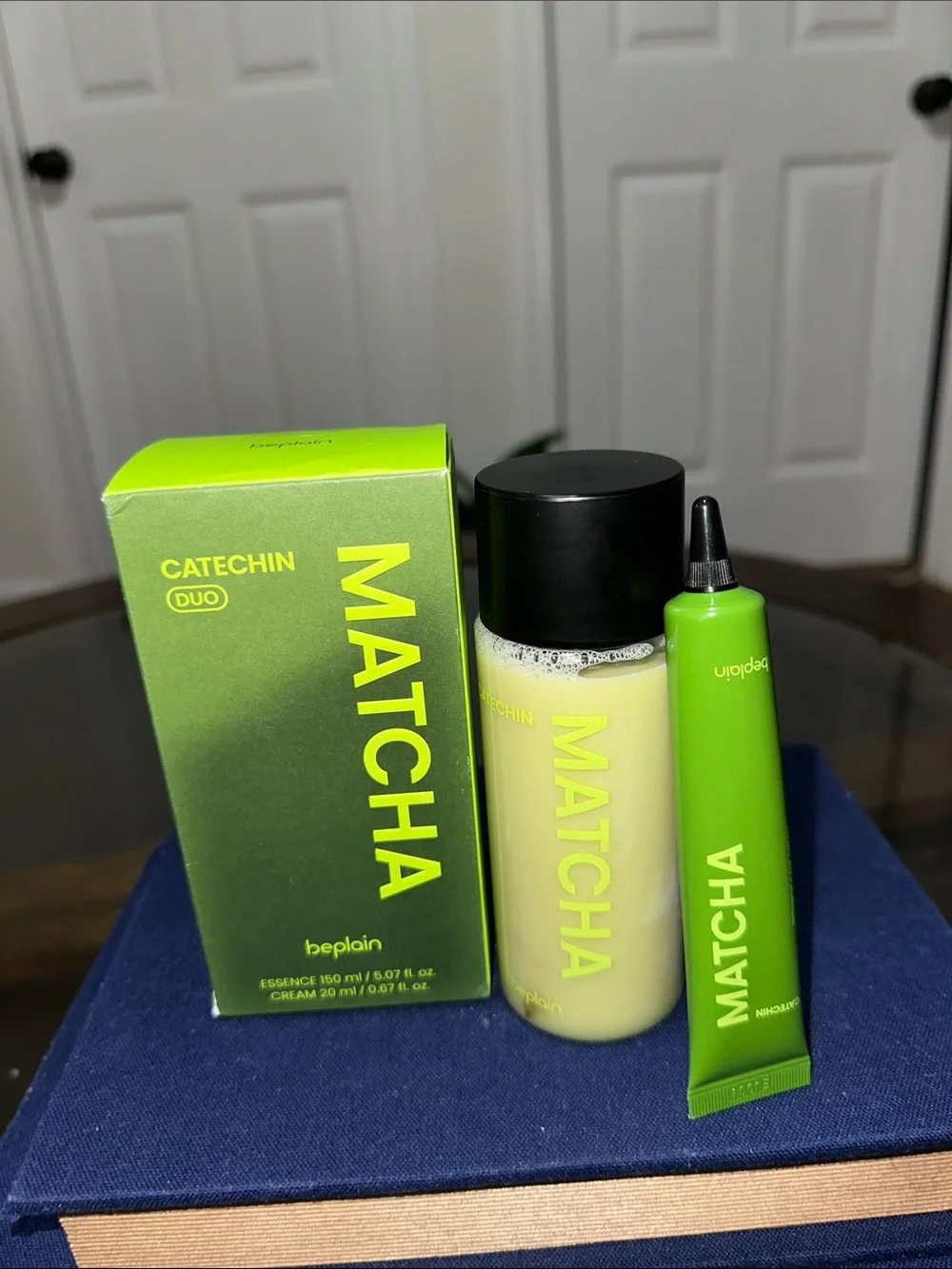 Beplain Matcha Catechin Duo Skincare Set - Green